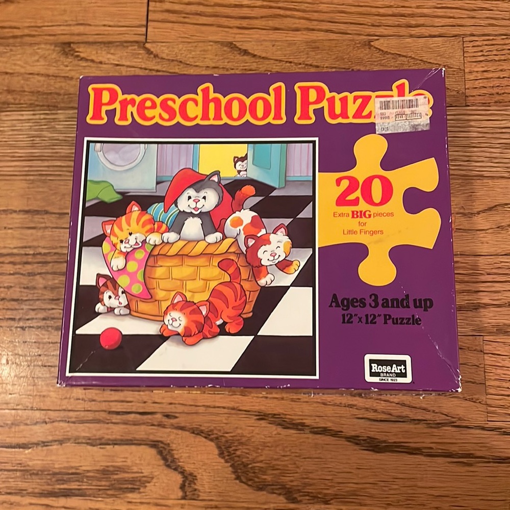 Vintage 1992 Preschool Puzzle